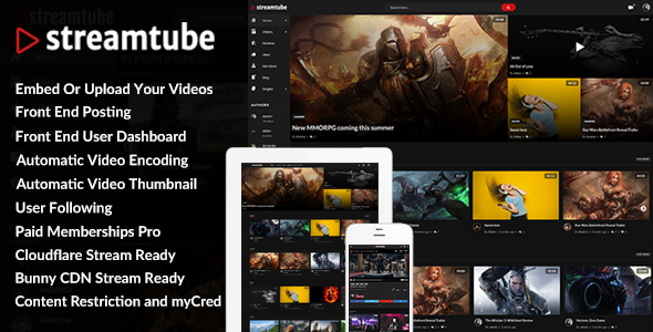 StreamTube 3.2 – YouTube Benzeri Video Yayın Platformu Kurmak Artık Çok Kolay!